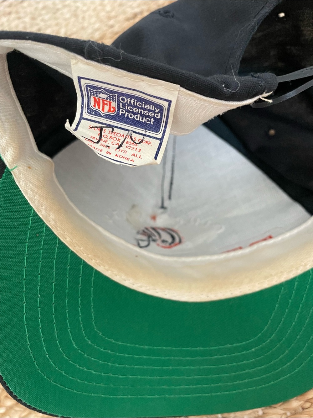 Vintage Cincinnati Bengals Sports Specialties NFL Hat Made in Korea - Picture 6 of 8